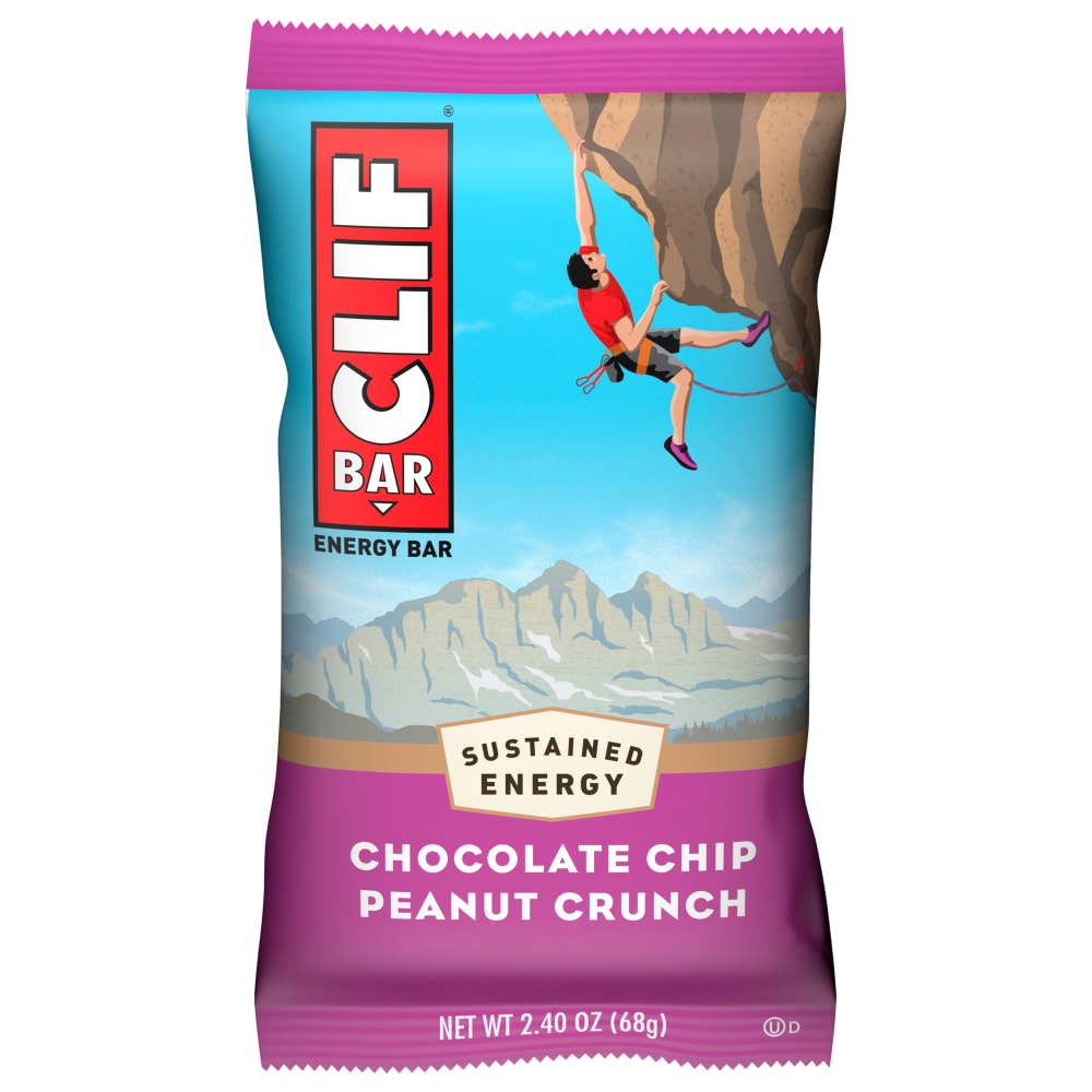 Clif Bar Energy Bar, Chocolate Chip Peanut Crunch 2.4 Oz