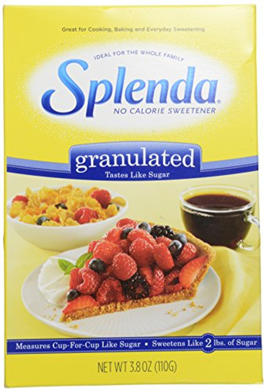 Splenda No Calorie Sweetener Granulated Box, 3.8 Oz
