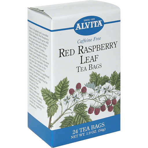 , (Alvita Teas) Alvita Tea Bags, Red Raspberry Leaf, Caffeine Free