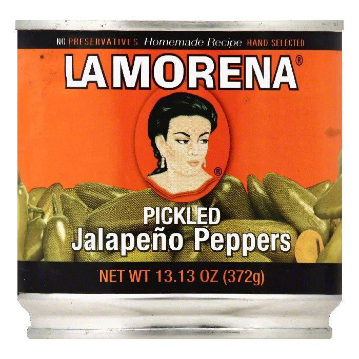 La Morena Whole Pickled Jalapeno Peppers 13.13 Oz