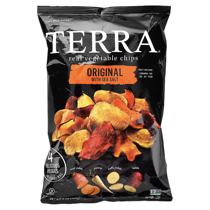 Terra Original Sea Salt Real Vegetable Chips 6.8 Oz. Bag