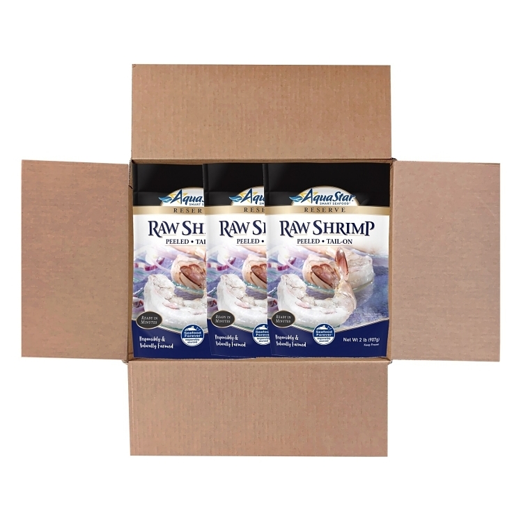 Aqua Star Shrimp Raw P&d Tail On White 21/25