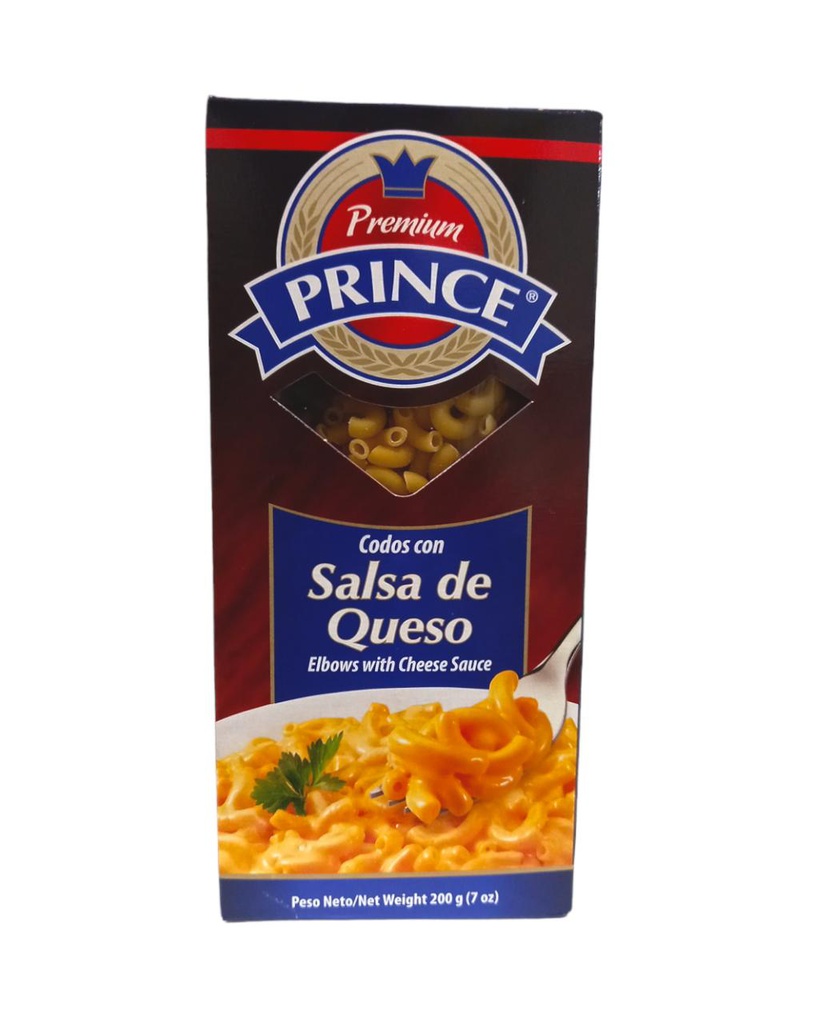 Prince Pasta Coditos Con Salsa Queso - 200 G