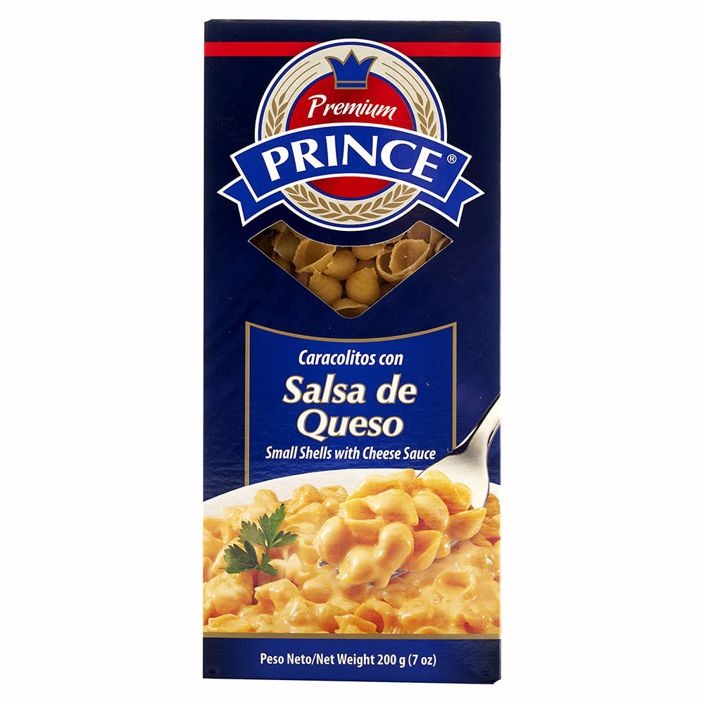 Prince Pasta Roma Caracolitos Con Salsa De Queso - 200 G