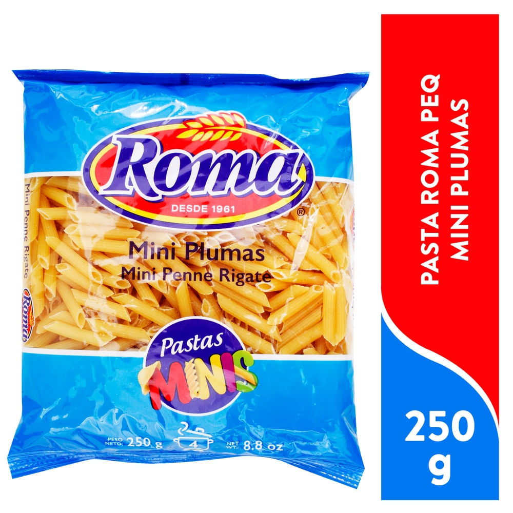 Roma Pasta Mini Plumas - 250 G