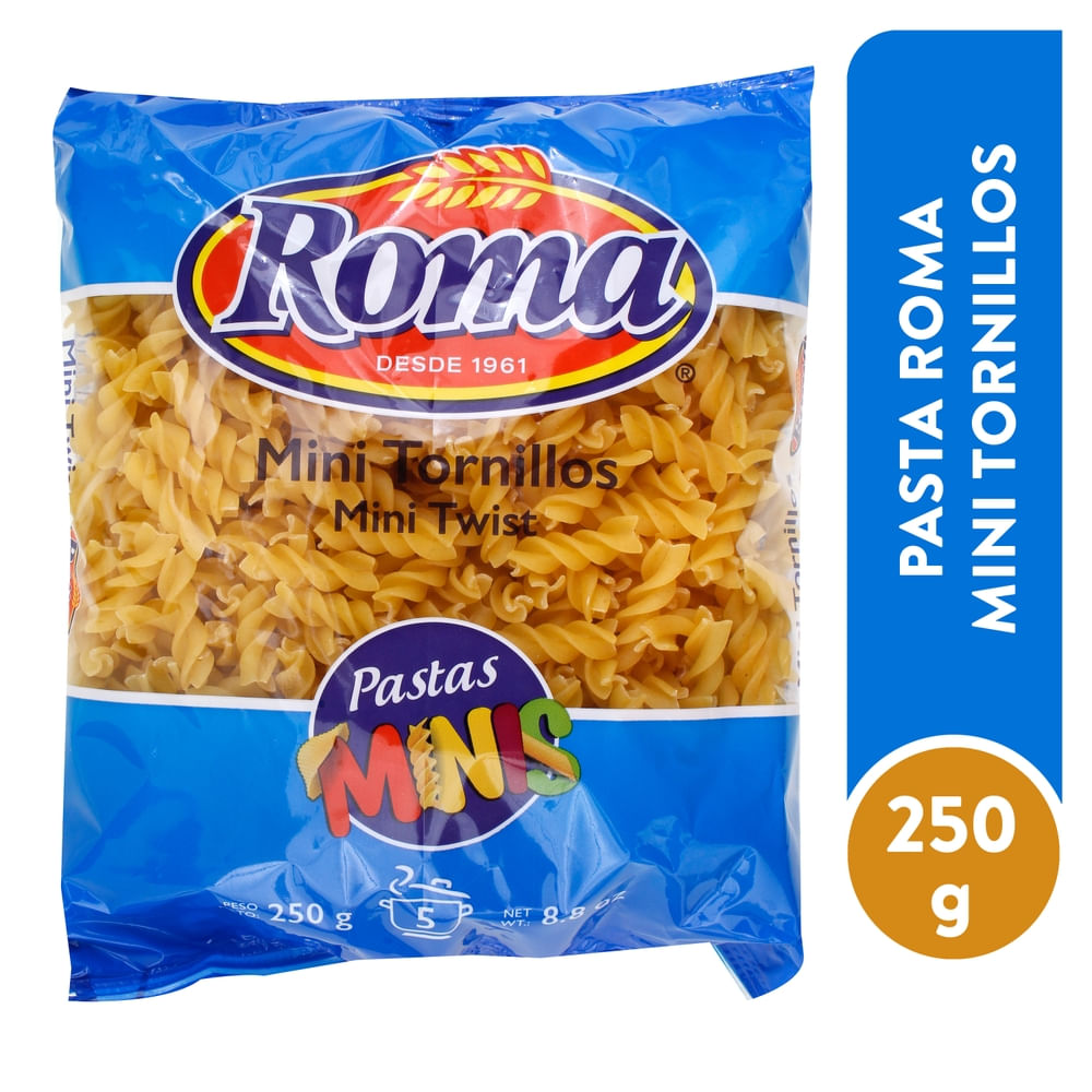 Roma Pasta Mini Tornillos Pequeña - 250 G
