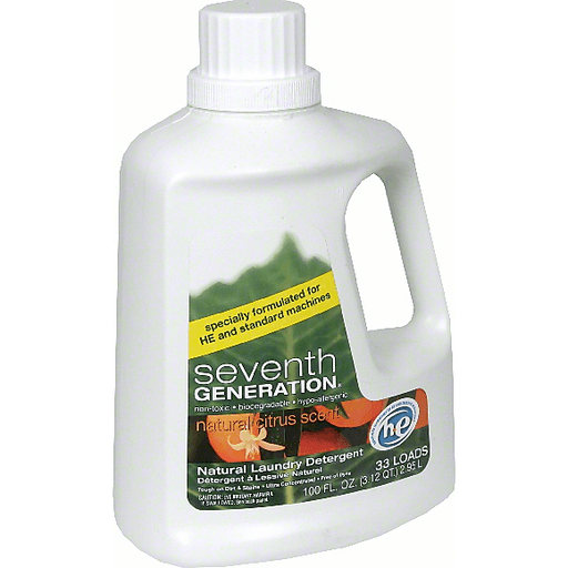 Seventh Generation Laundry Detergent, Natural, Citrus Scent