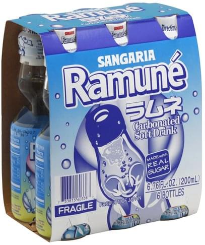 Sangaria Soft Drink, Carbonated, Ramune