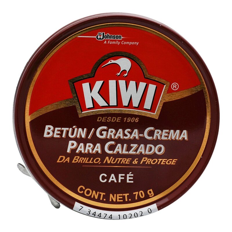 Kiwi Betún En Pasta Para Calzado Café -70gr