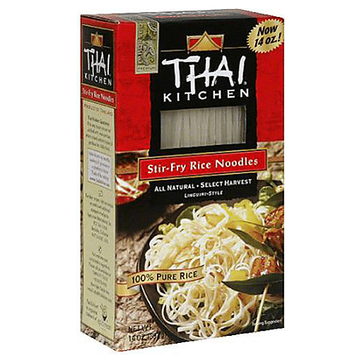 Thai Kitchen Stir-Fry Rice Noodles, With Sauce, Savory Garlic