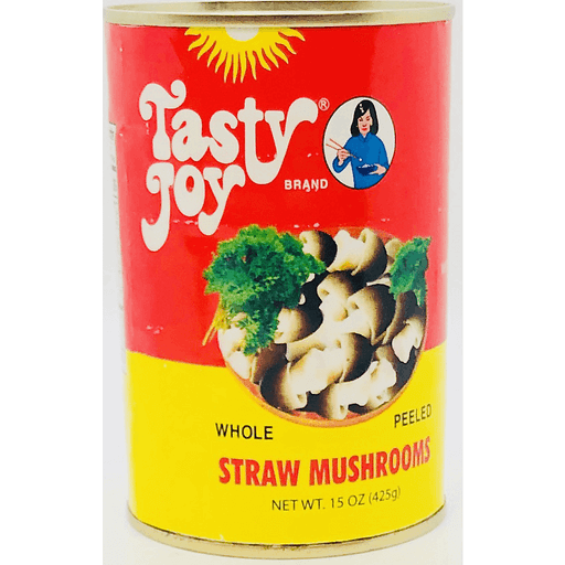 Tasty Joy Whole Peeled Straw Mushrooms