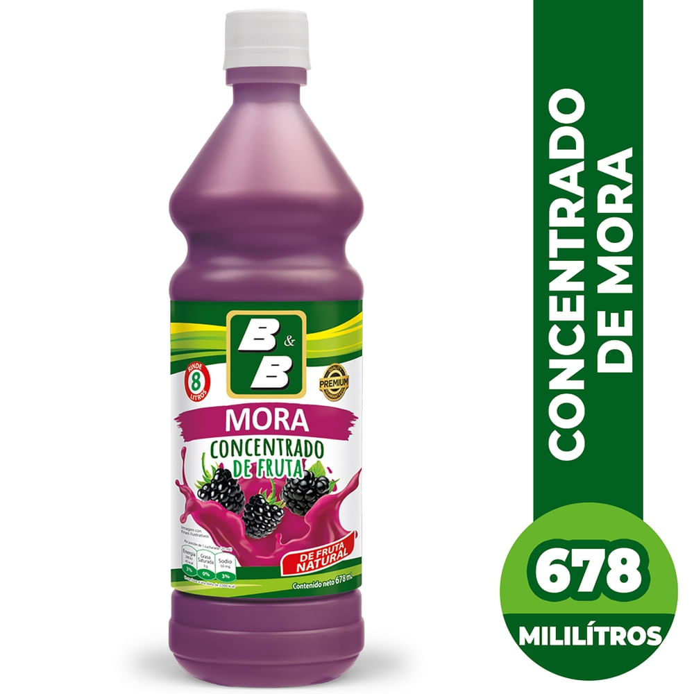 B&B Mora Concentrado ByB Botella 678 mL