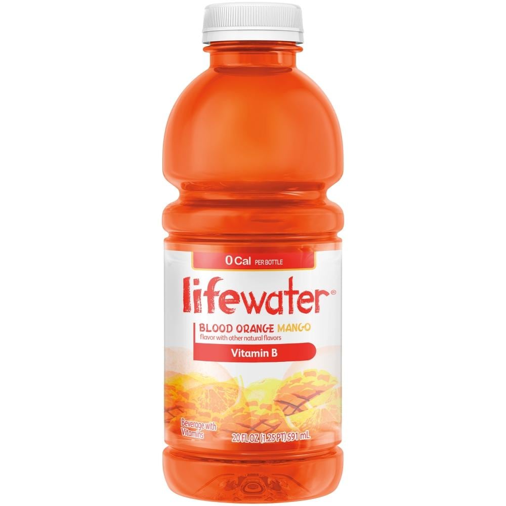 SoBe Water Nutrient Enhanced Hydration Beverage Blood Orange Mango Flavor 20 Fl Oz Bottle