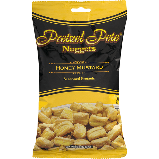 Pretzel Pete Nuggets, Gourmet, Honey Mustard Seasoned