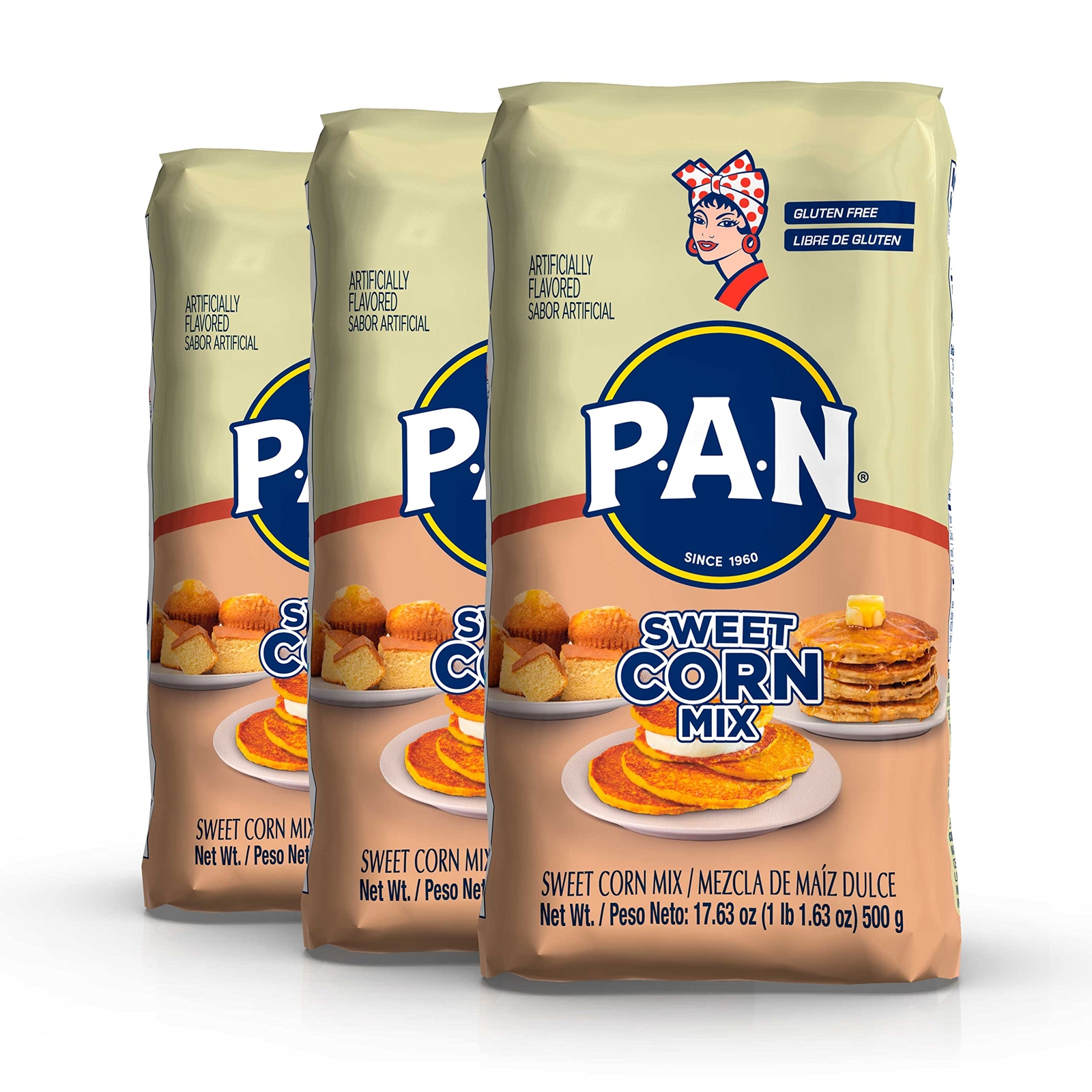 P.a.n. Harina Mezcla Maiz Dulce, Sweet Corn Mix 500grs