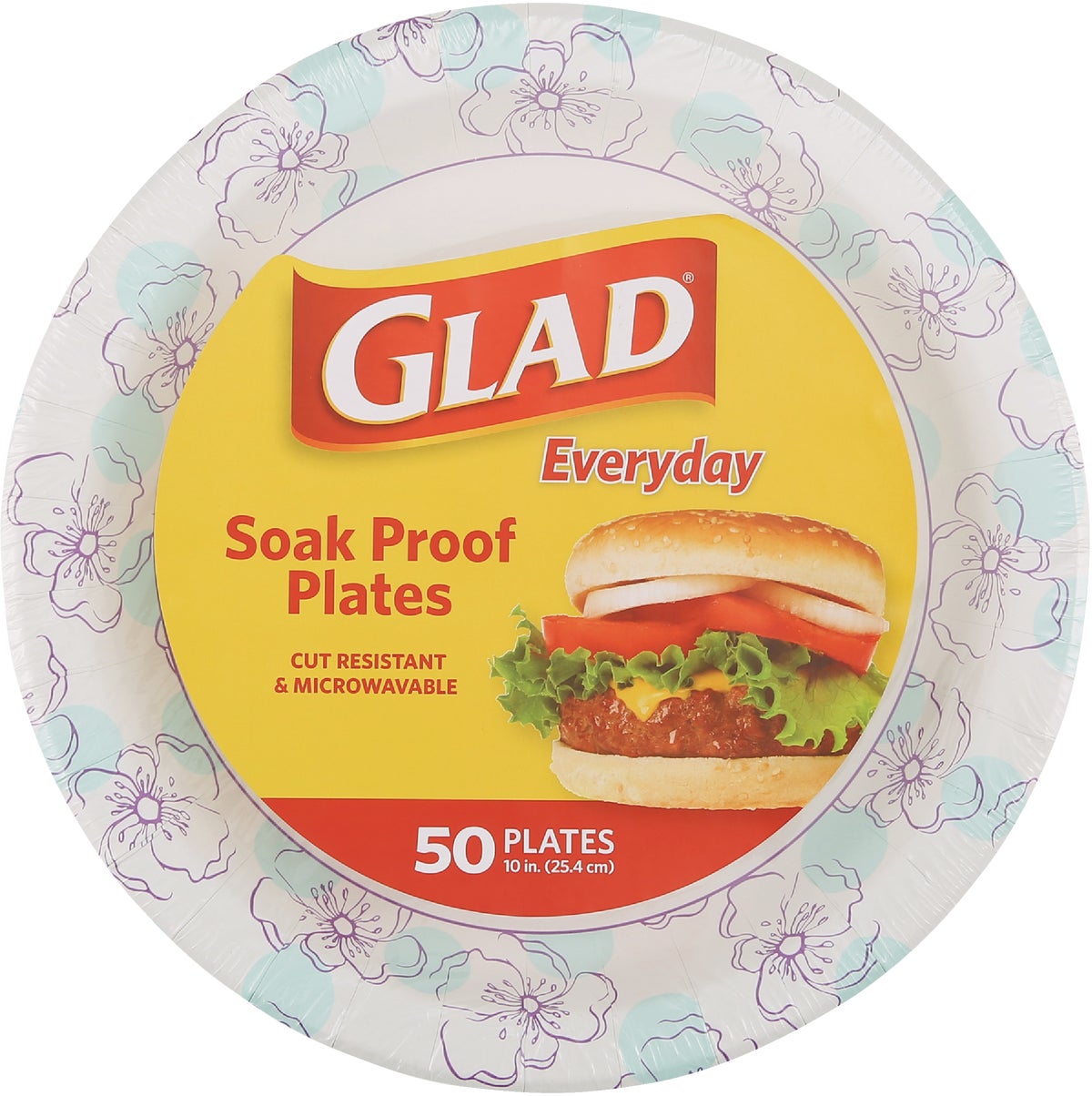 Glad Round Paper Plates