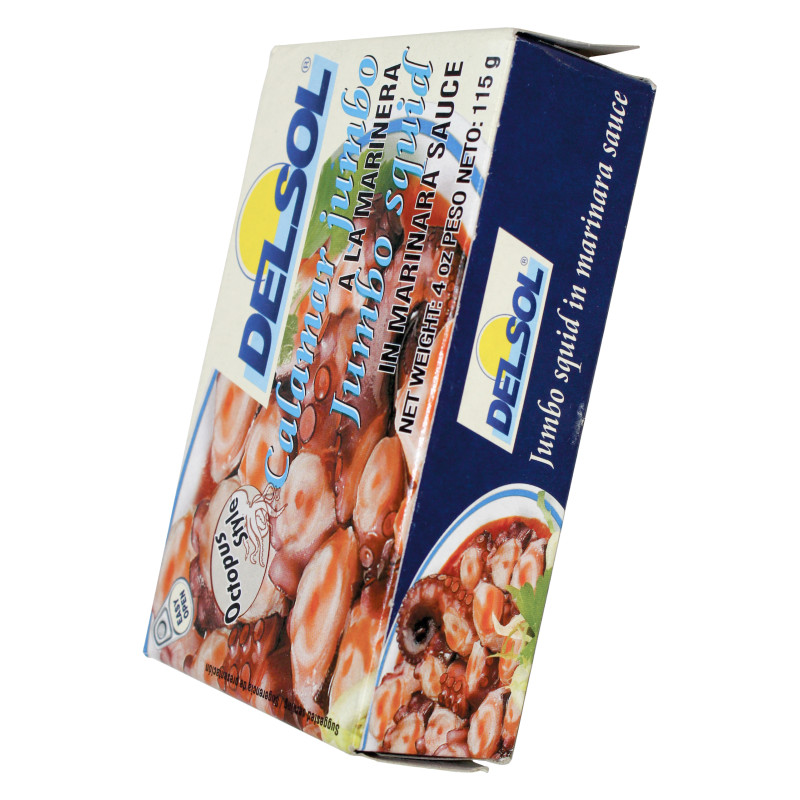 18221 - Squid / Octopus In Marinara Sauce - 4 Oz. - BOX: 25 Units