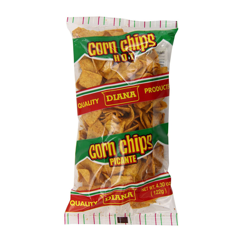 Diana Corn Chips, Hot 4.05 Oz