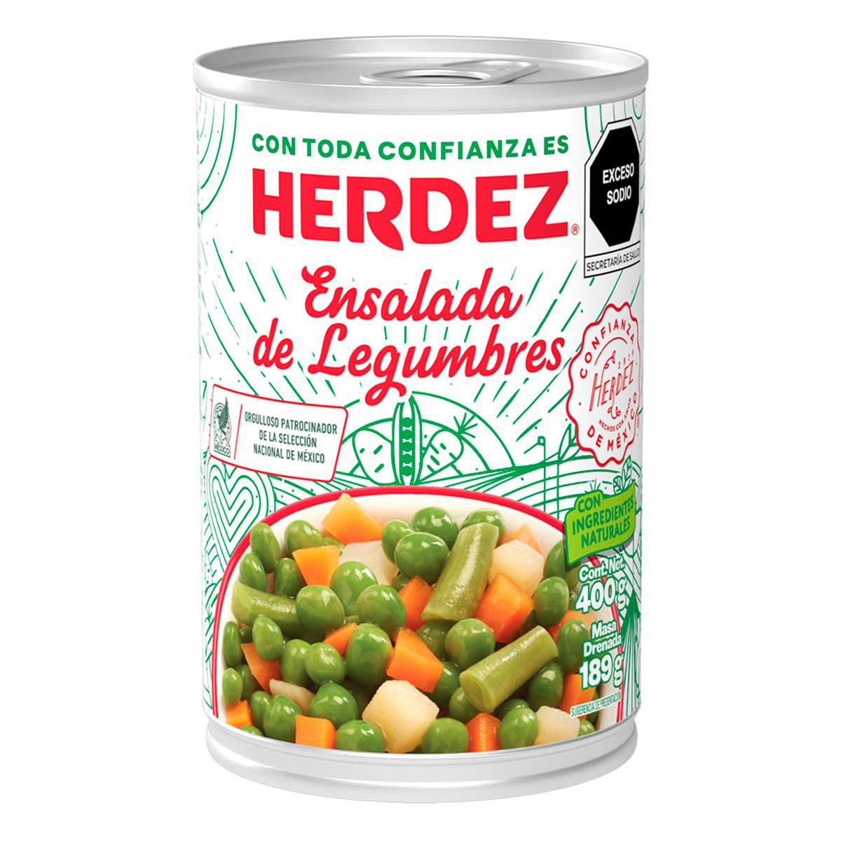 Herdez Ensalada De Legumbres 400g
