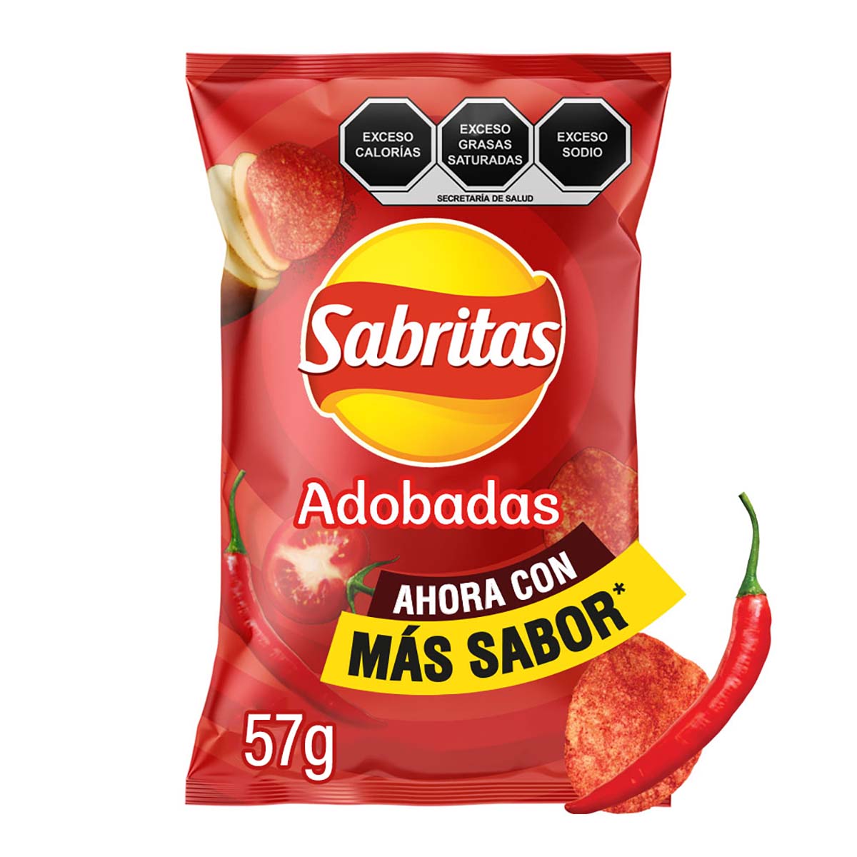 Sabritas Papas Fritas Adobadas 57g