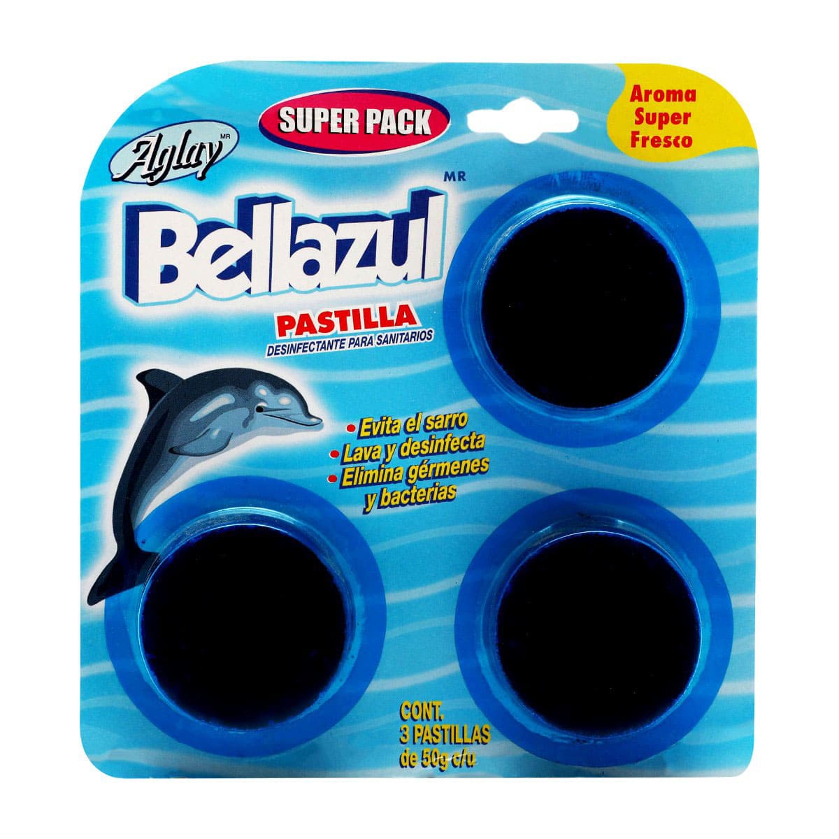 Aglay Pastilla Sanitaria Bellazul Evita Sarro Y Desinfecta 3 Piezas De 150g C/u Pastilla Sanitaria Bellazul Evita Sarro Y Desinfecta 3 Piezas De 150g C/u