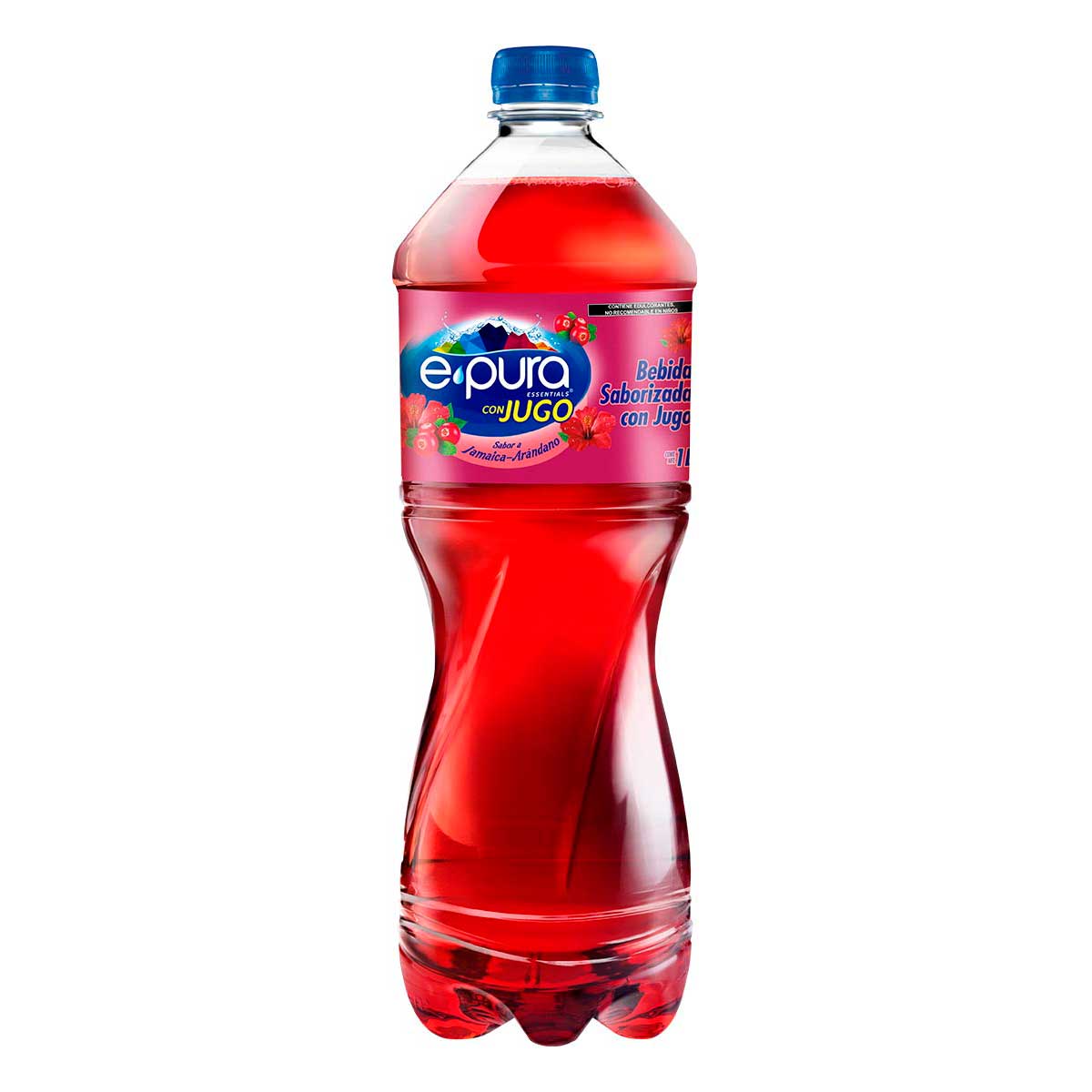 E Pura con Jugo Agua Epura Arándano Jamaica 1L Agua Epura Arándano Jamaica 1L