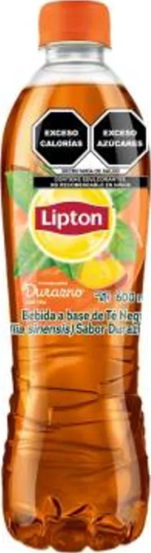 Lipton Té Negro Sabor Durazno 600 Ml