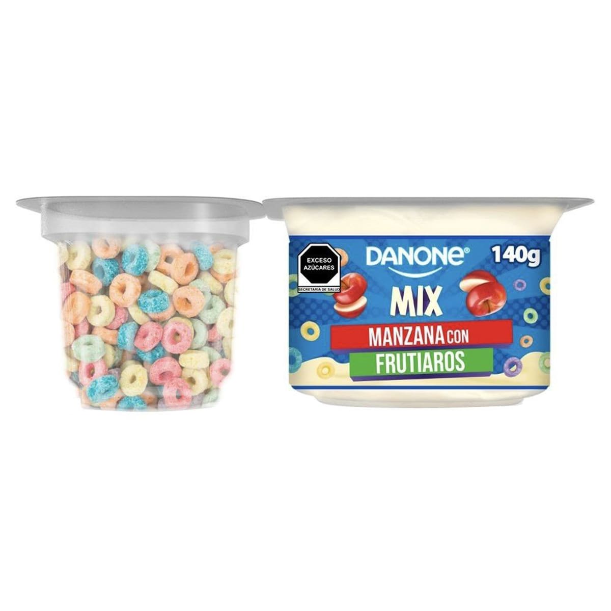 Danone Mix Yoghurt Sabor Manzana Con Cereal Fruti Aros 140g Mix Yoghurt Sabor Manzana Con Cereal Fruti Aros 140g
