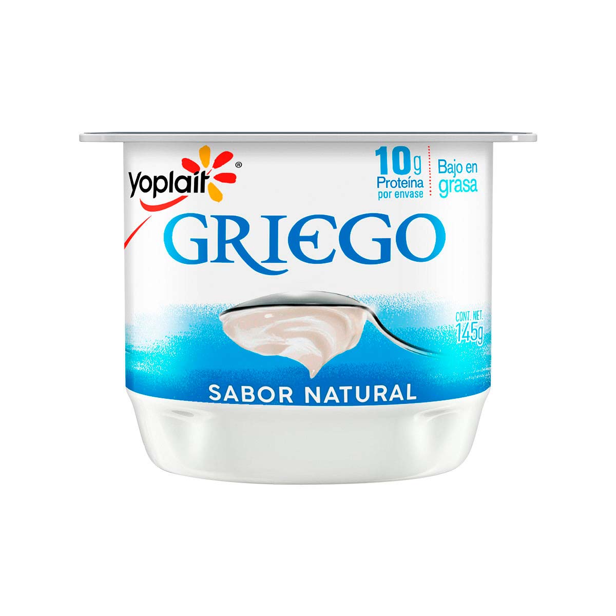 Yoplait Yoghurt Griego Natural Bajo En Grasa 145 G