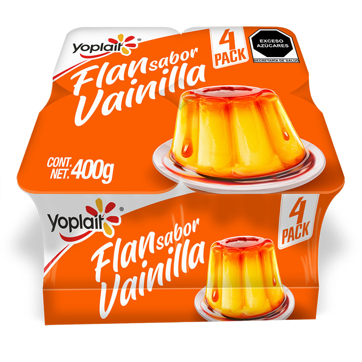 Yoplait Flan Vainilla 4 Pack 400g