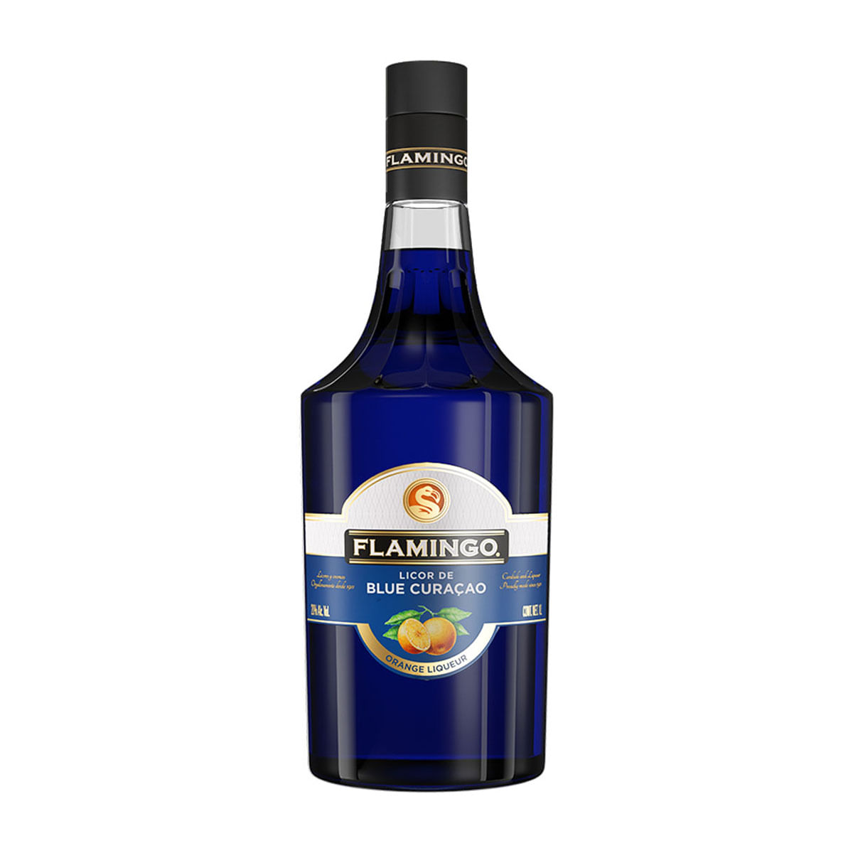 Cremas Y Licores Flamingo Licor De Blue Curaçao 1L