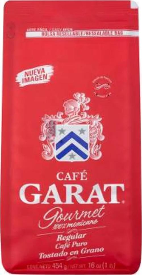 Garat Café En Grano Entero Regular 454 G