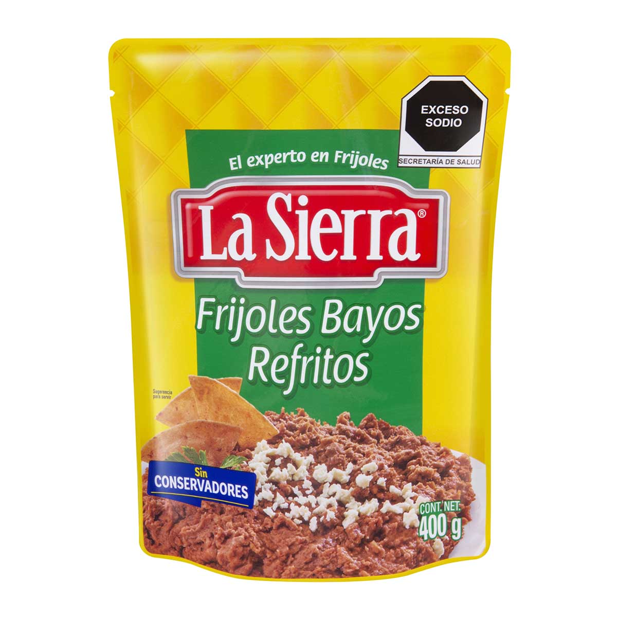La Sierra Frijoles Bayos Refritos 400g
