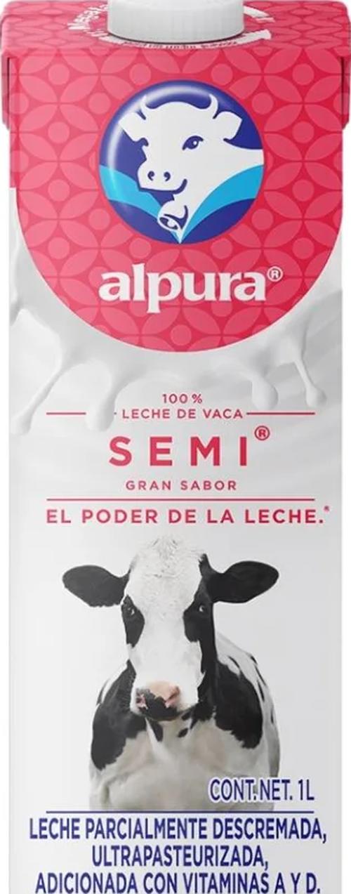 Alpura Leche Semi 1 L