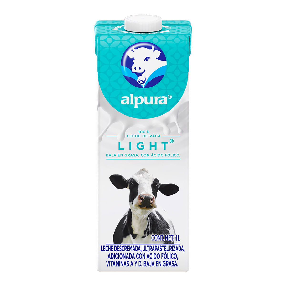Alpura Leche Light Ultra Pasteurizada 1L