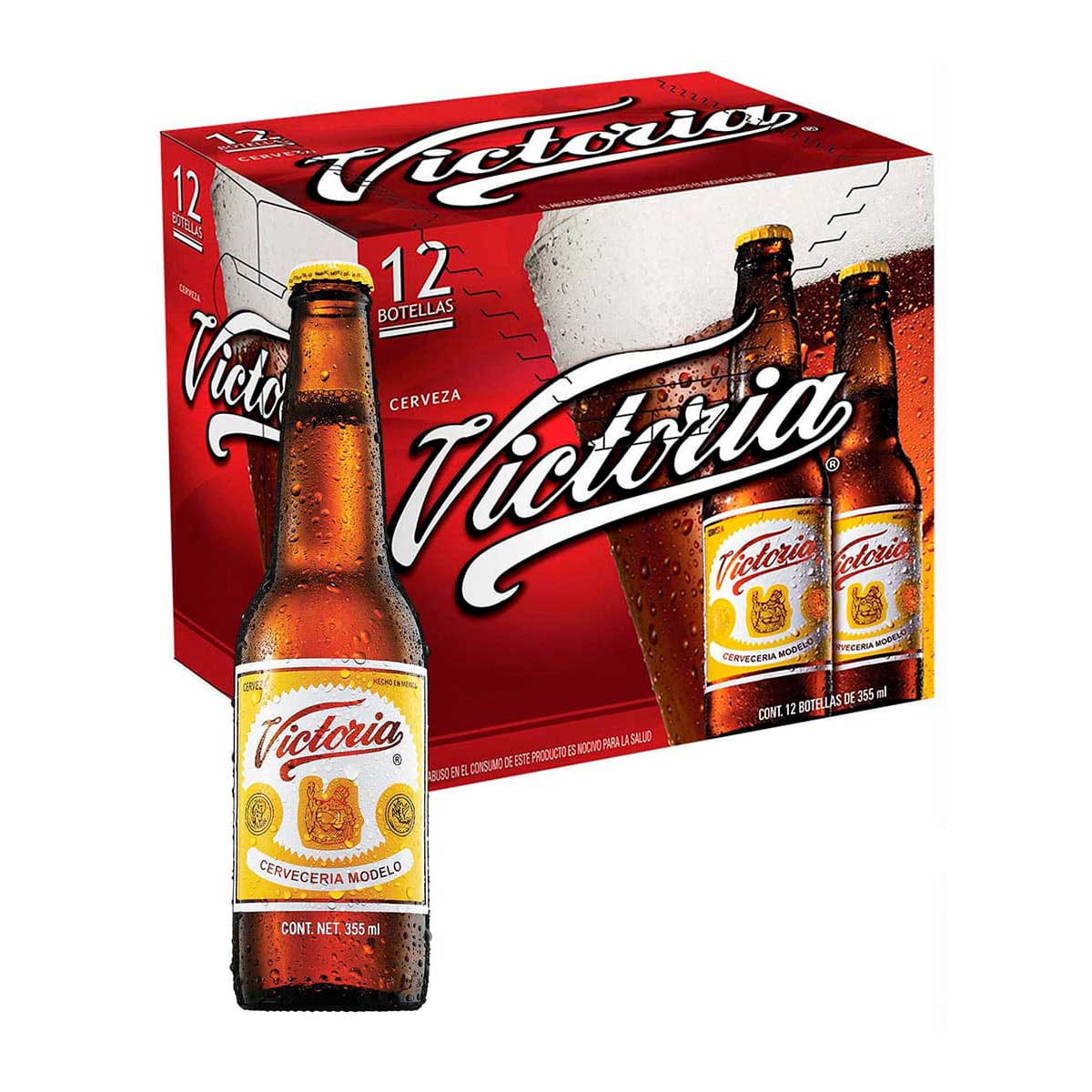 Victoria Cerveza Oscura 12 Botellas De 355 Ml C/u