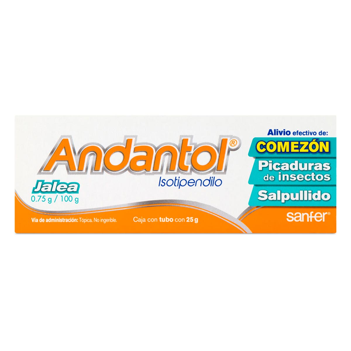 Andantol Jalea Tópica Tubo Con 25g Jalea Tópica Tubo Con 25g