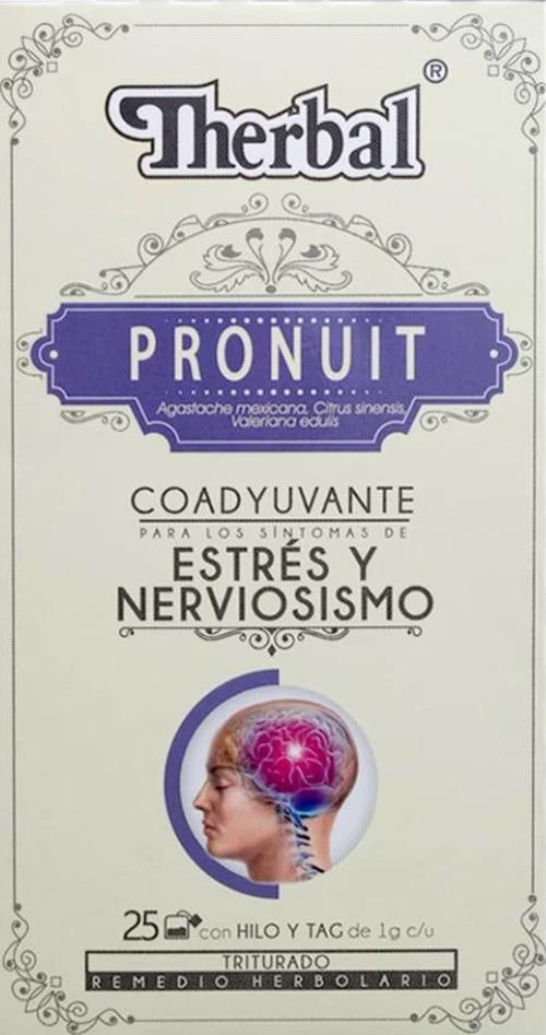 Therbal Té Pronuit 25 Sobres De 1 G C/u