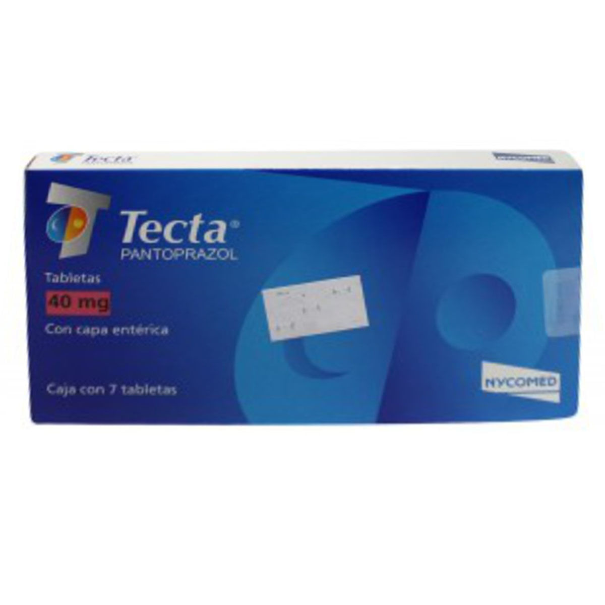 Tecta Tabletas 40mg Liberación Retardada Caja Con 7 Tabletas Tabletas 40mg Liberación Retardada Caja Con 7 Tabletas