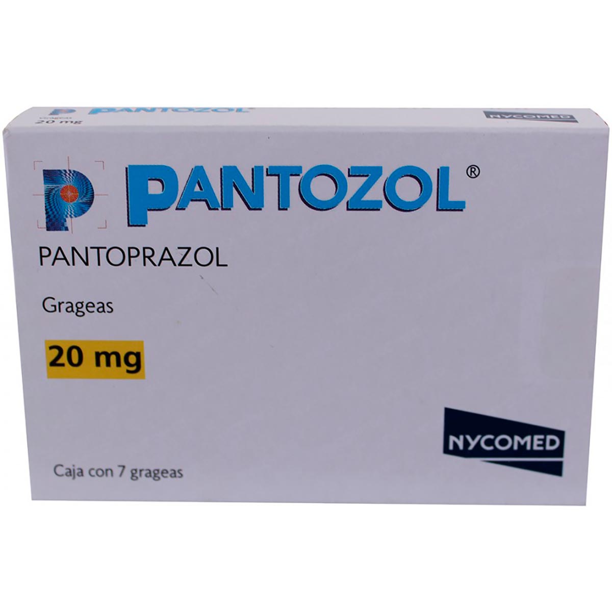 Pantozol Tabletas 20mg Caja Con 7 Tabletas