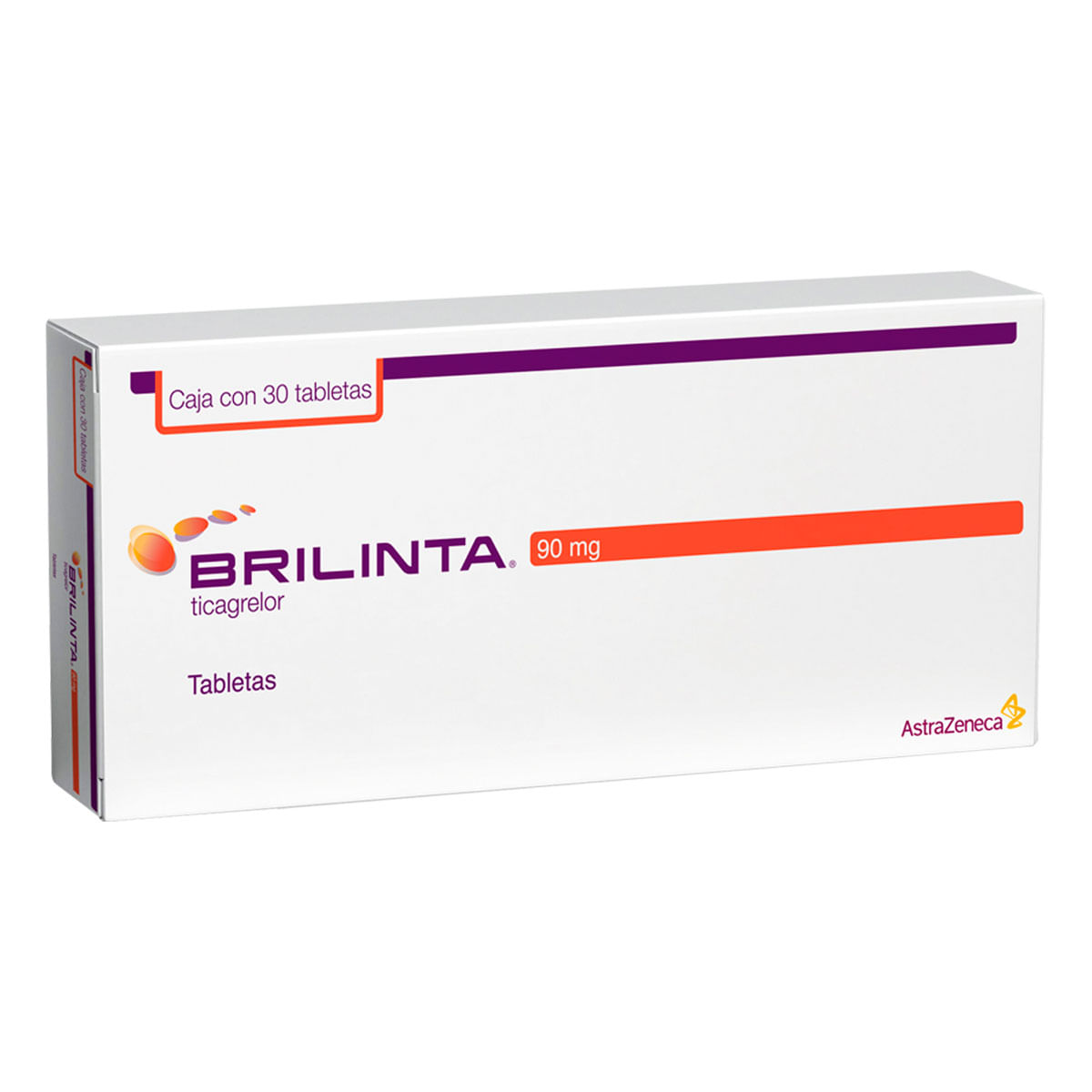 Brilinta Tabletas 90mg Caja Con 30 Tabletas Tabletas 90mg Caja Con 30 Tabletas