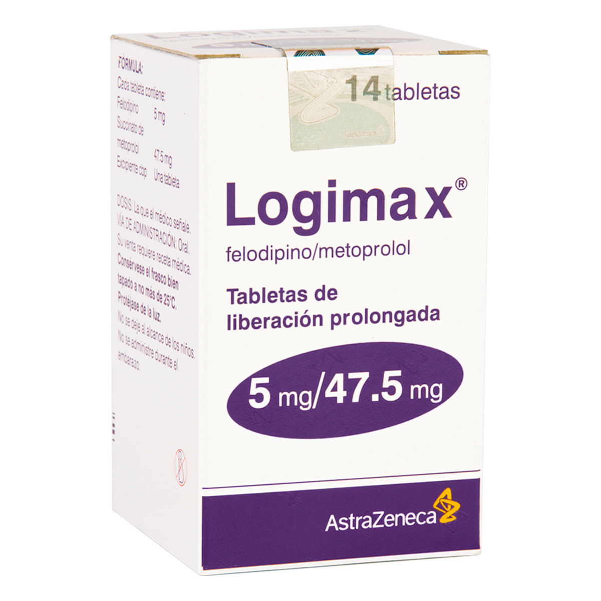 Logimax Tabletas 5mg/47.5mg Caja Con 14 Tabletas Tabletas 5mg/47.5mg Caja Con 14 Tabletas