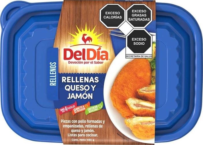Del Día Pechugas De Pollo Rellenas De Jamón Y Queso 490 G