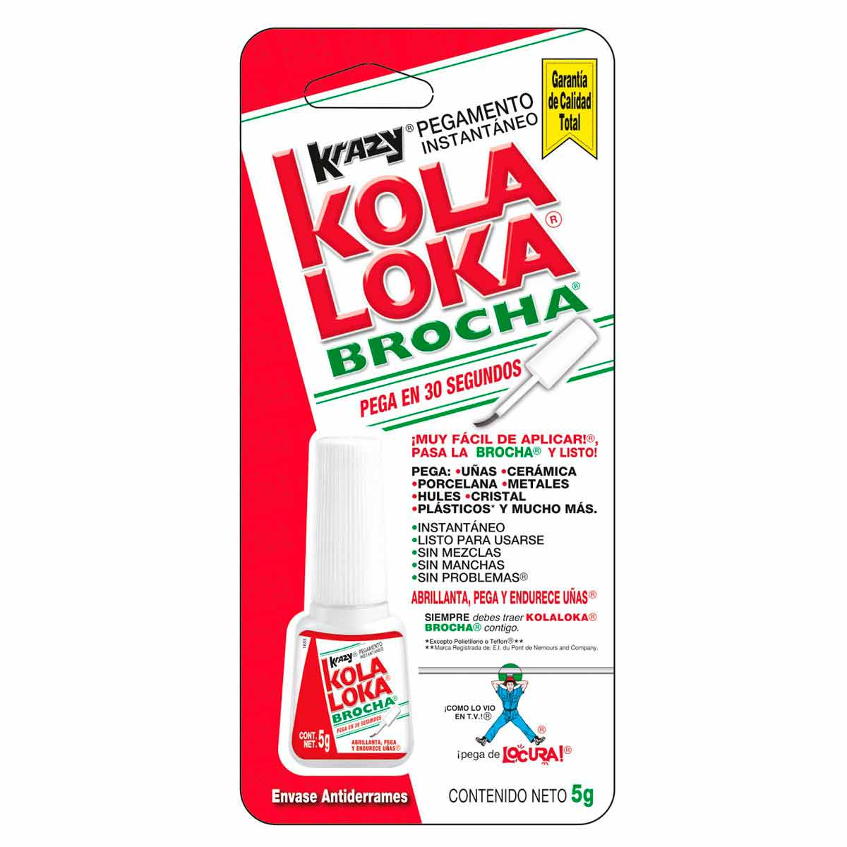 Kola Loka Pegamen 5Gr Brocha Transp