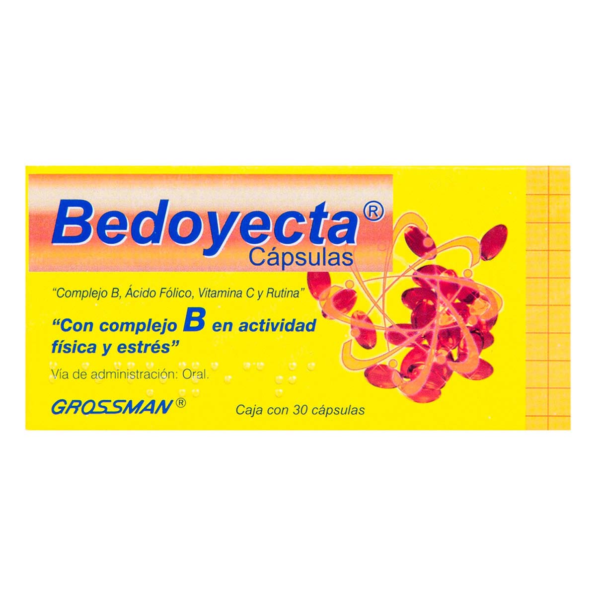 Bedoyecta Cápsulas Oral Caja Con 30 Cápsulas