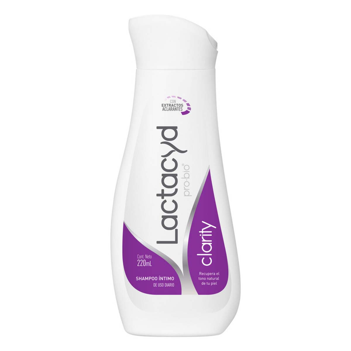 Lactacyd Shampoo Íntimo Clarity De Uso Diario Botella De 220ml