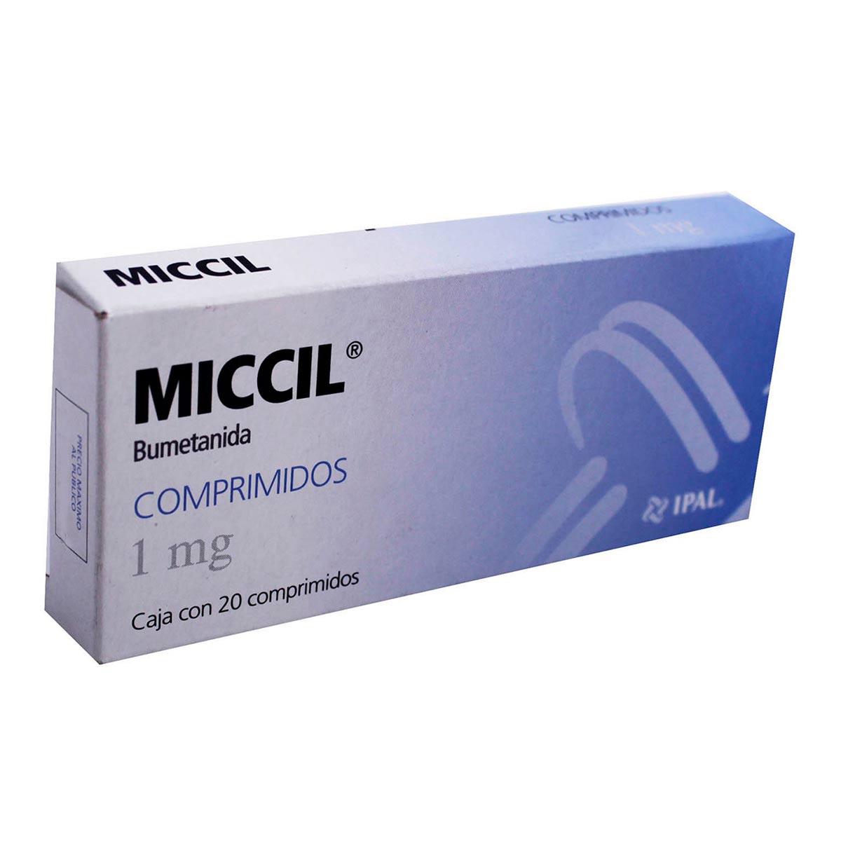 Miccil Tabletas 1mg Caja Con 20 Tabletas
