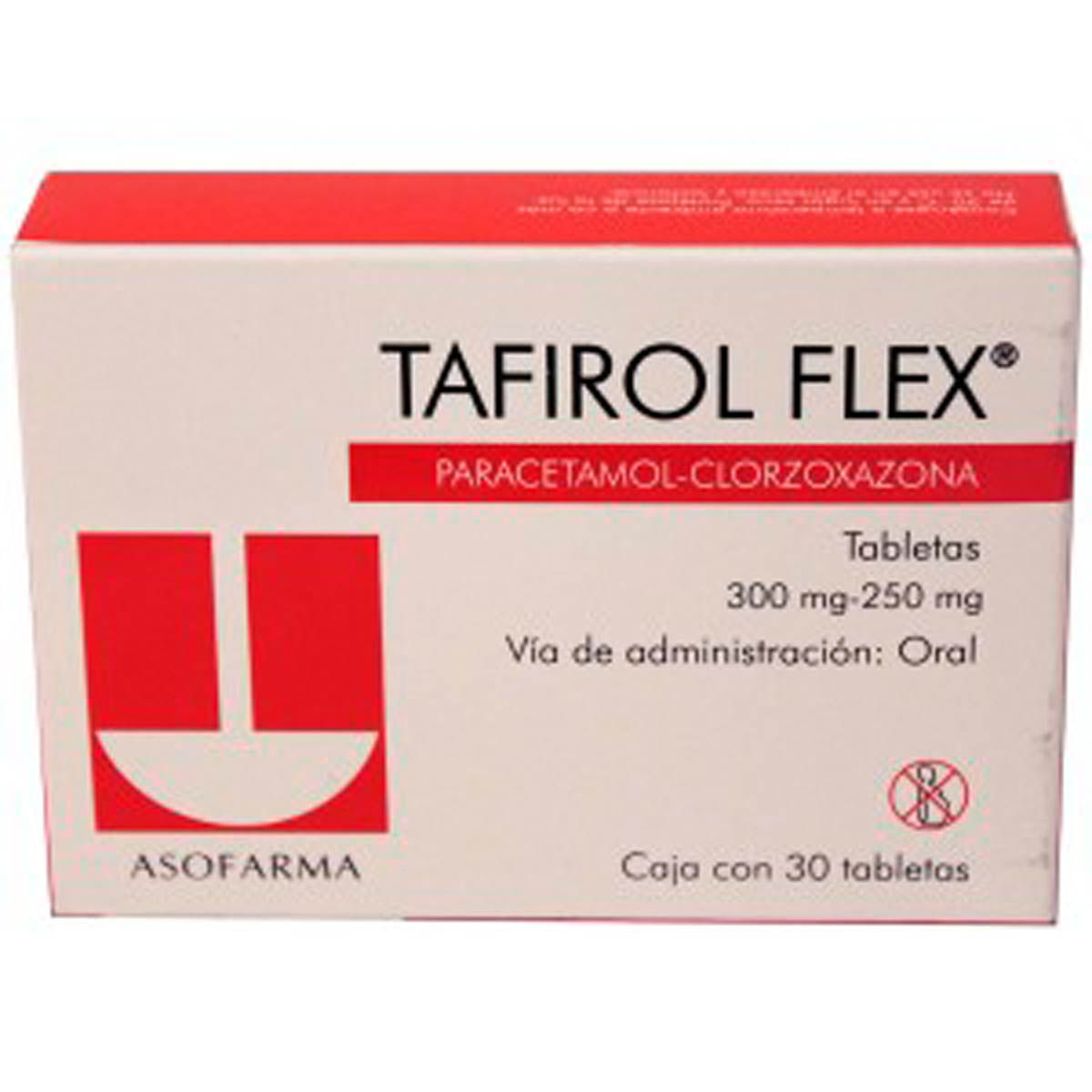 Tafirol Tabletas Flex 300mg/250mg Caja Con 30 Tabletas Tabletas Flex 300mg/250mg Caja Con 30 Tabletas