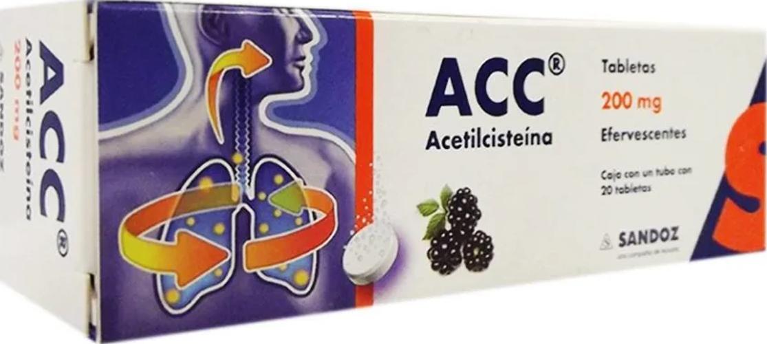 ACC 200 Mg 20 Tabletas Efervescentes