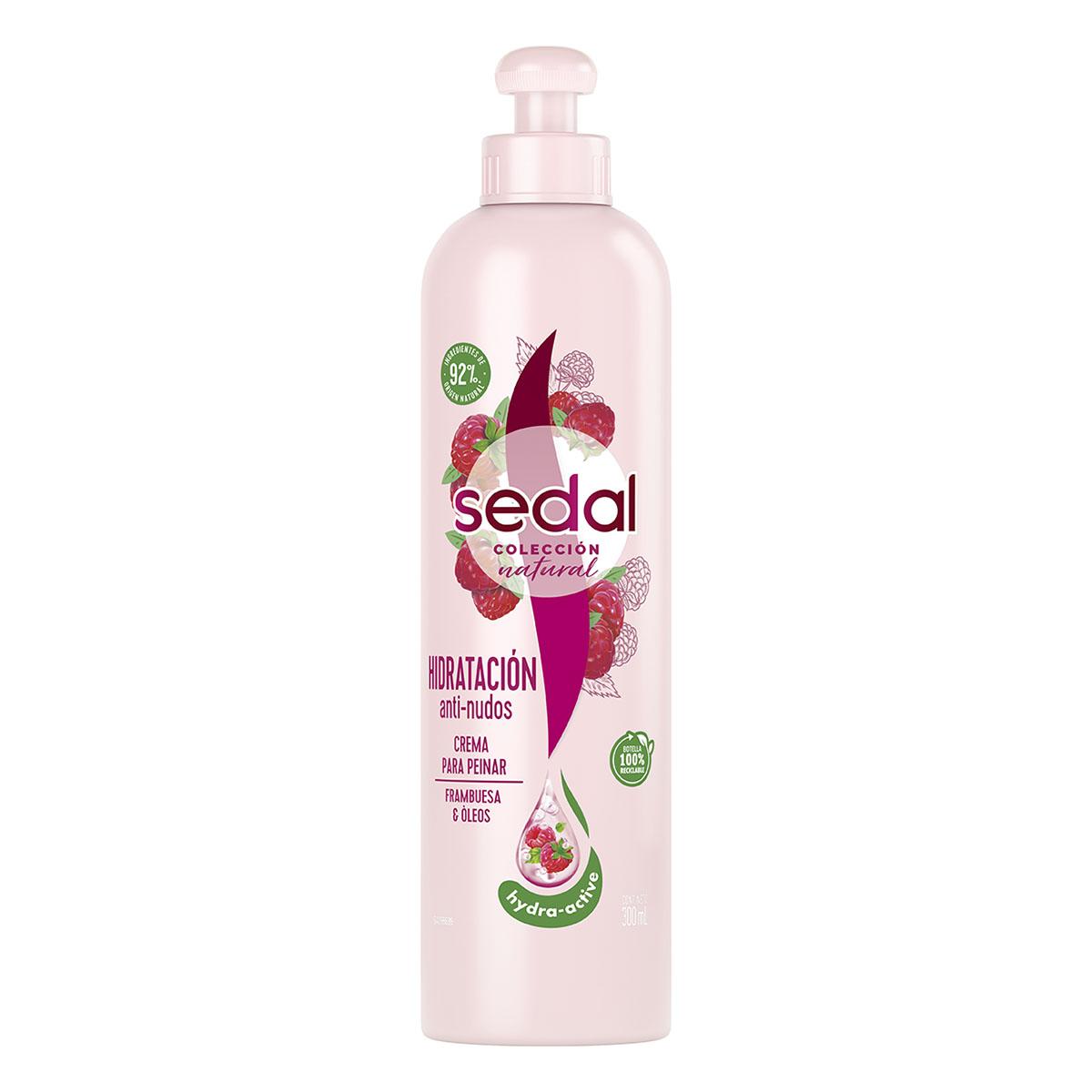 Sedal Crema Para Peinar Anti-nudos Frambuesa Y Óleos 300 Ml